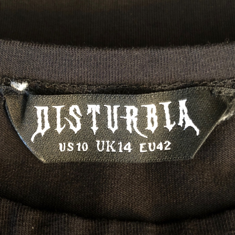 DISTURBIA Guardian embroidered dragon tank - Picture 7 of 8